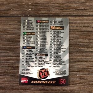 X-men ’94 Fleer Ultra trading card: Checklist